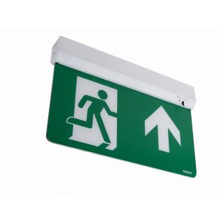 SWISS 1.5W Maintained Emergency Exit Blade Light, Standard, with multiple mounting options
