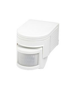 MOTION DETECTOR 180Â°, 10 seconds 10 minutes, IP44, White