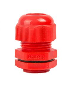 20mm PVC Gland Large 10-14mm Red