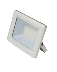  HiLume 20W LED flood light, IP65, White, 4000K, c/w 1m flex