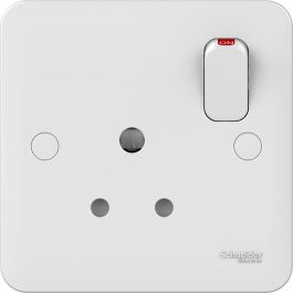 Lisse White moulded - socket-outlet - 5 A - 1 gang - matt white - set of 1