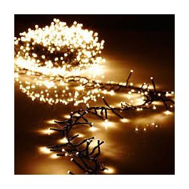720 Lv Led Cluster Garland Extra Warm White 10M