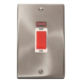 Click Deco 45a 2g Cooker Switch Neon Whi I