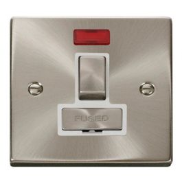 Click Deco Fused Spur Ingot Switch Neon Wh